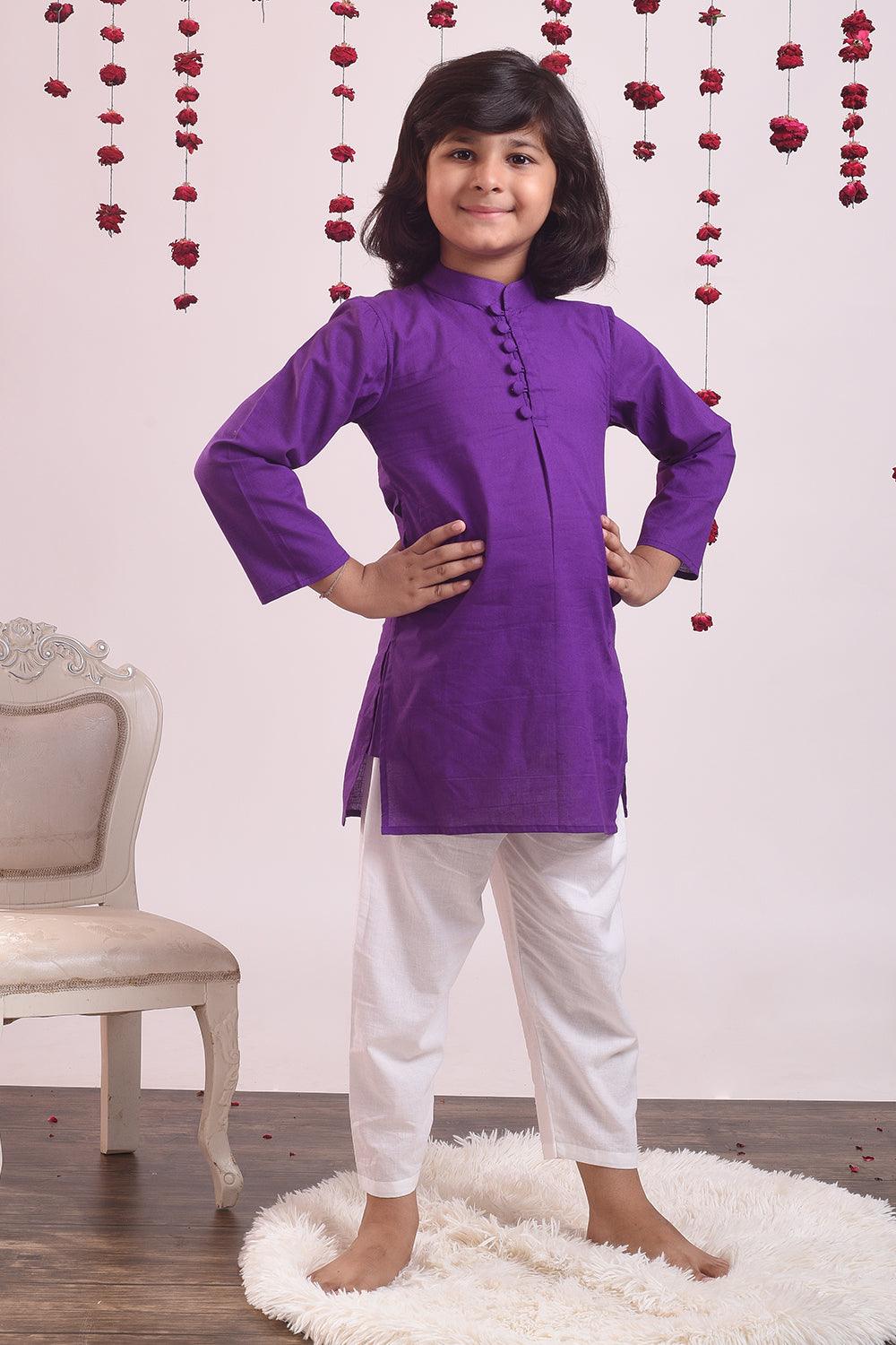 Violet Kurta Set - Totdot