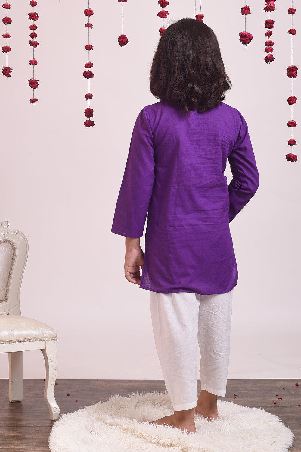 Violet Kurta Set - Totdot