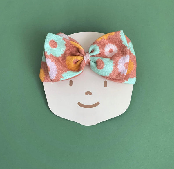 Wheel Print Bow Headwrap for Babies - Totdot