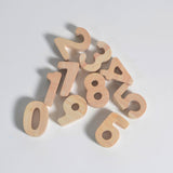 Wood Numbers 0-9 - Totdot