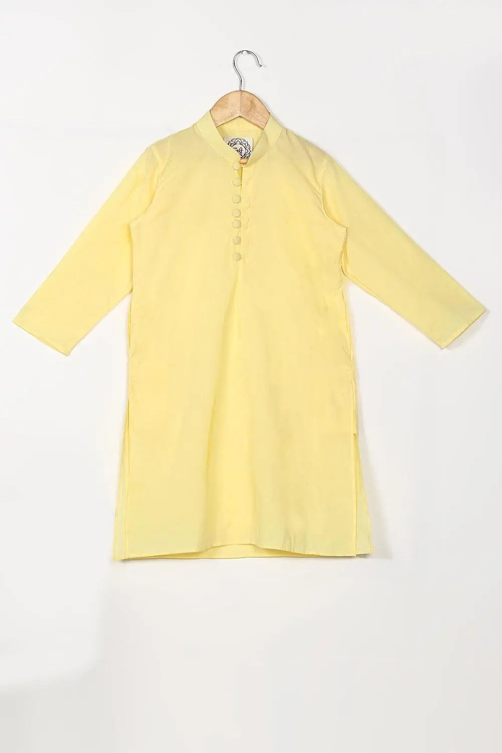 YELLOW KURTA SET - Totdot